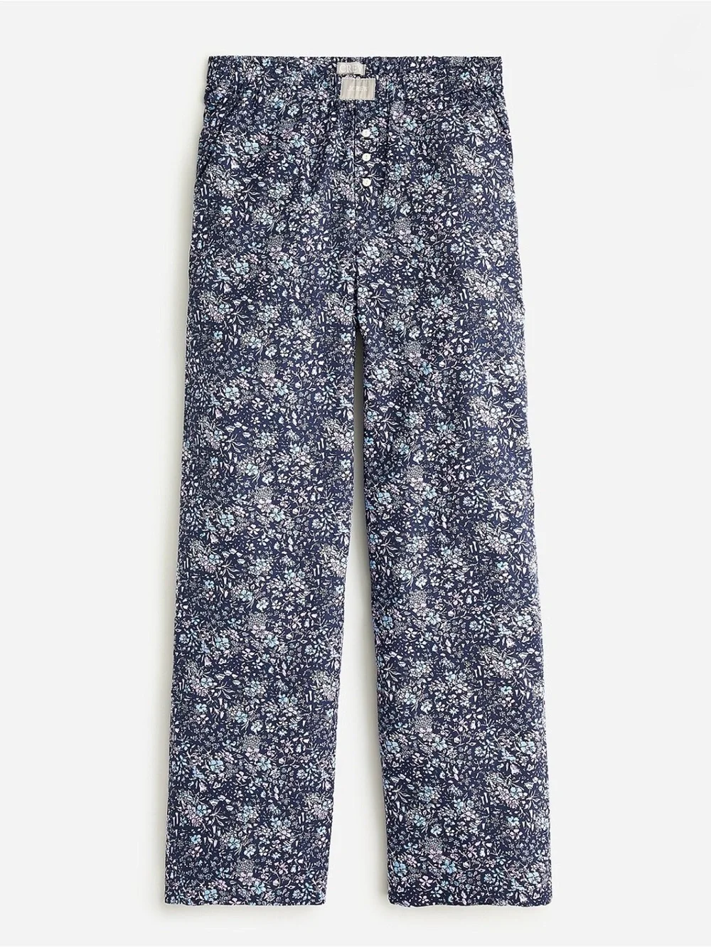 J.Crew Floral Elastic Waist Wide Leg Pajama Pants XS